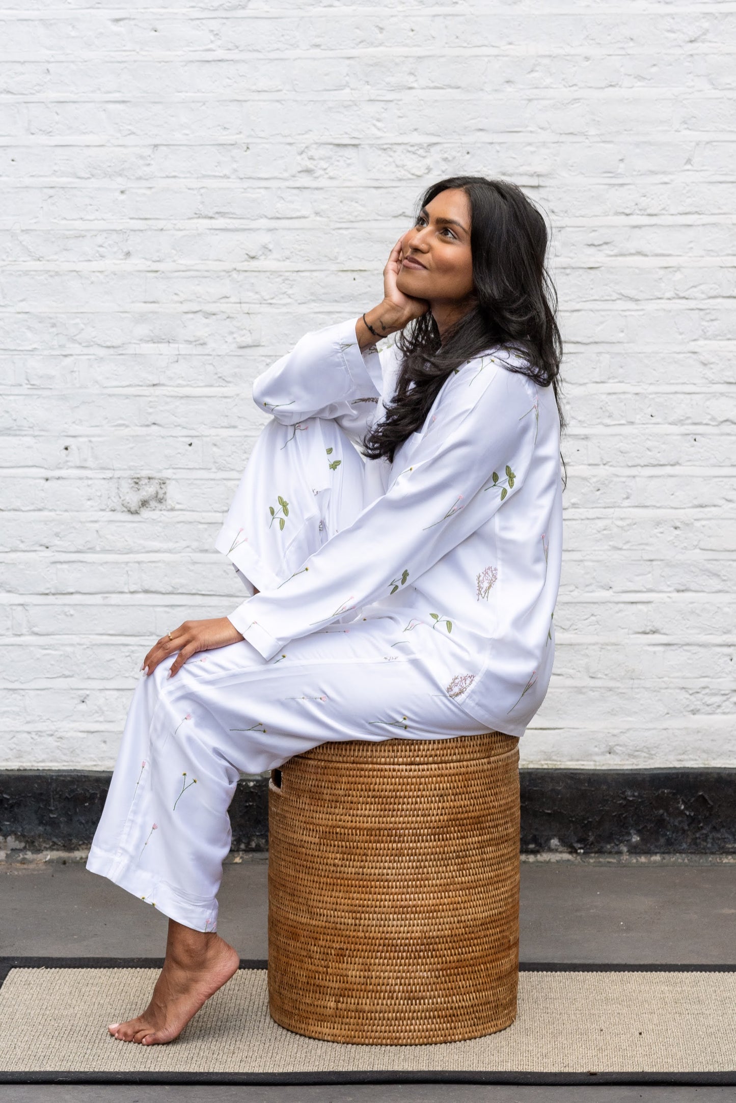 Long Pyjama Set - Flowers