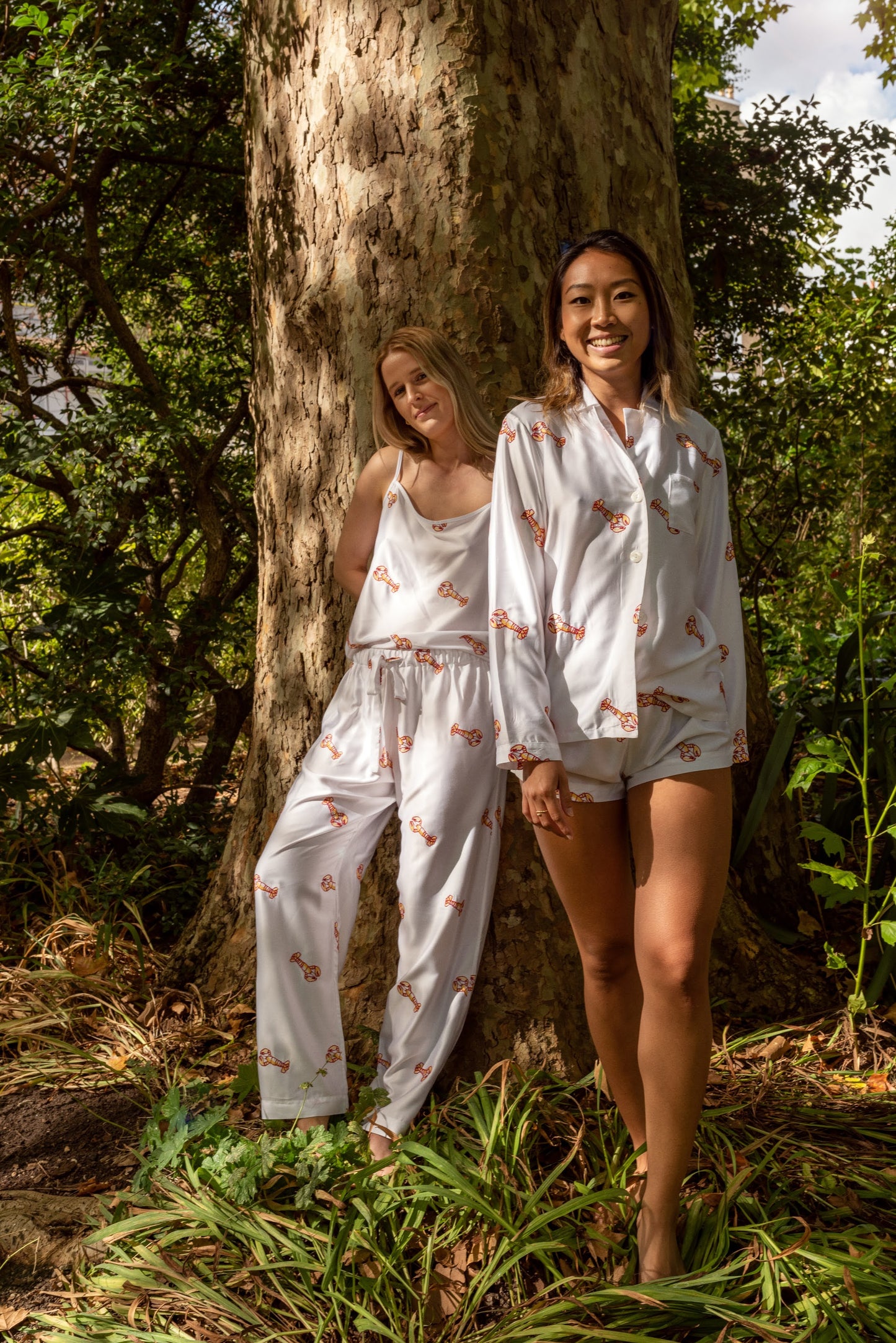 Cami Top & Shorts Set - Lobster