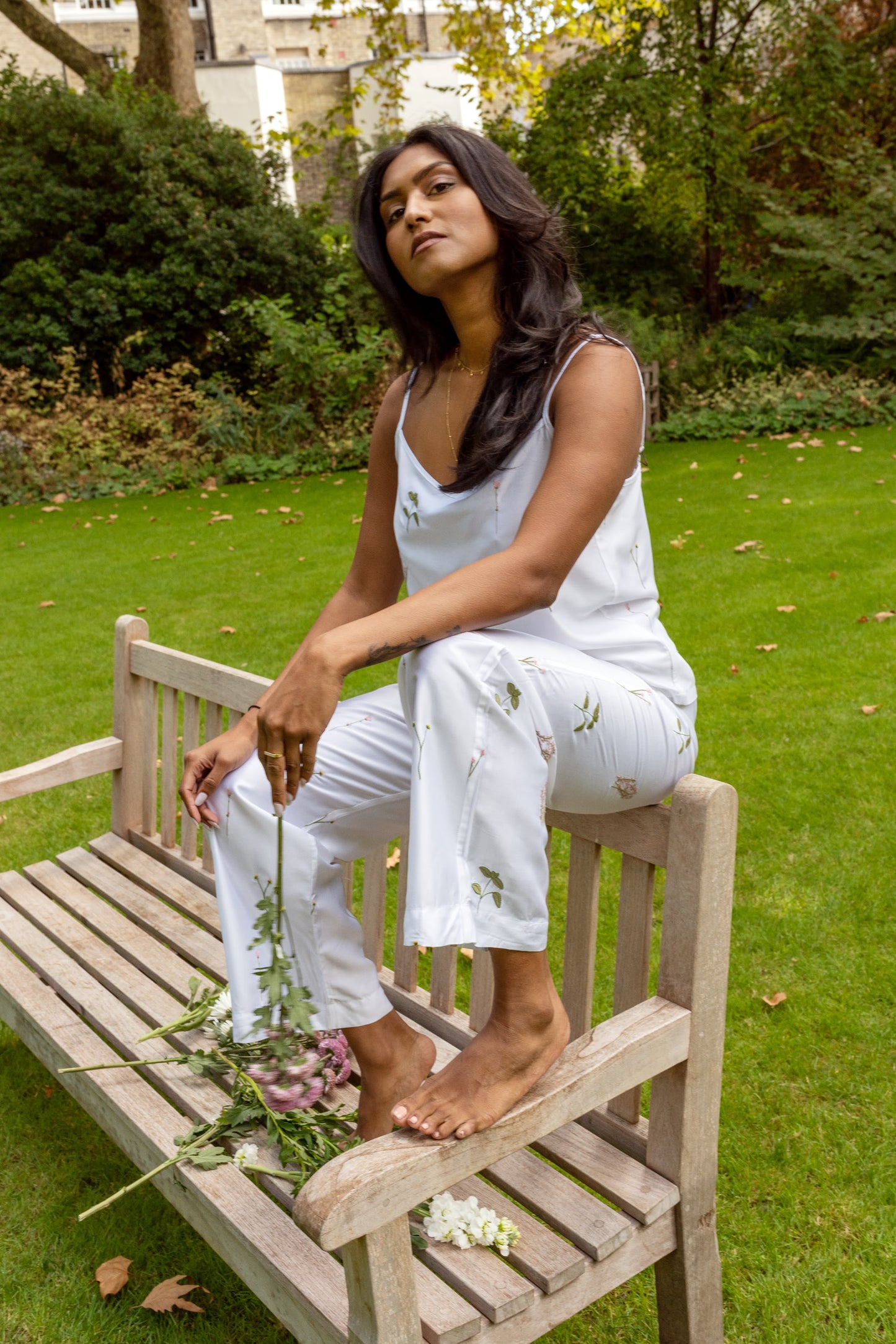 Cami Top & Trousers Set - Meadow