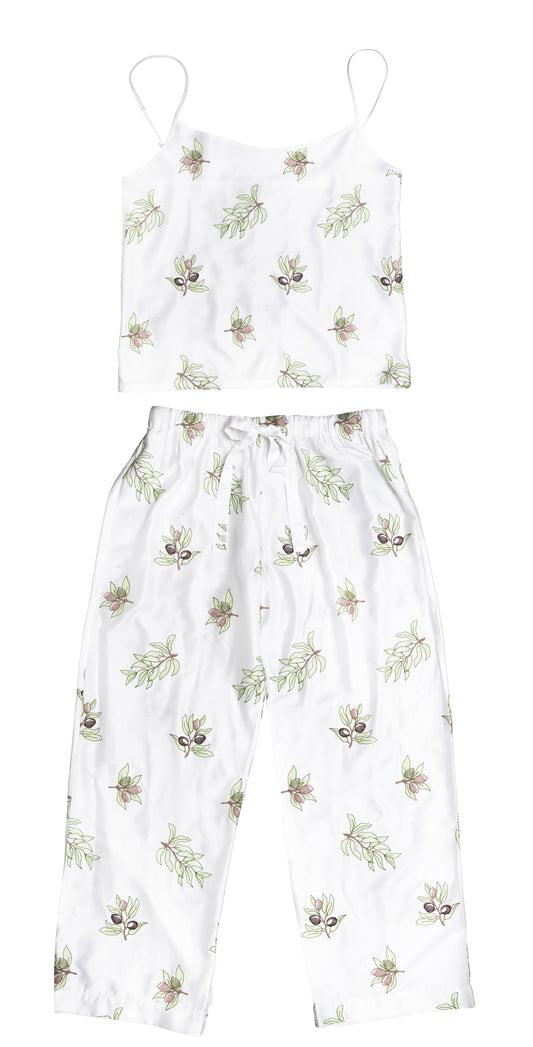 Cami & Trousers Set - Olive Edition