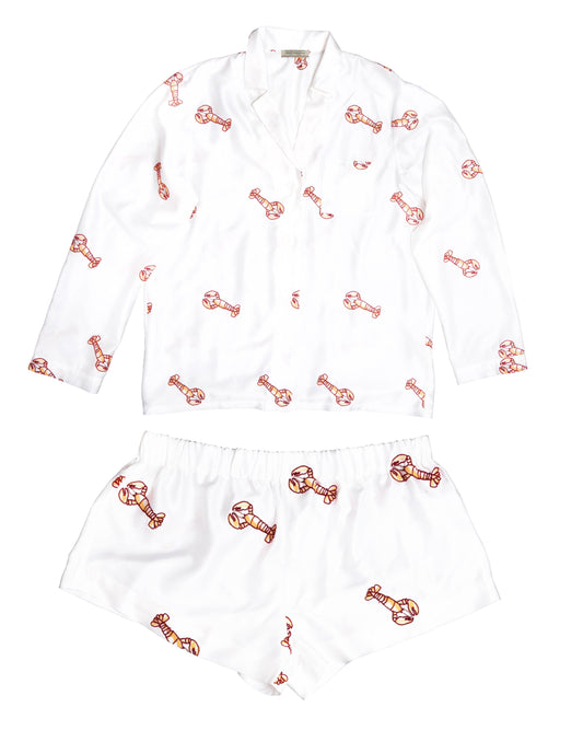 Shirt & Shorts Set - Lobster