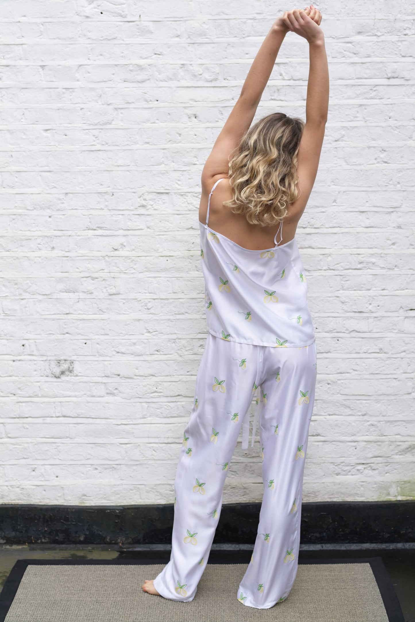 Cami Top & Trousers Set - Amalfi Lemons